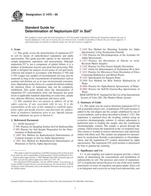 ASTM C1475-05