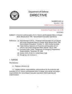 DOD DODD-3025.14