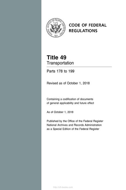CFR 49CFR 178-199