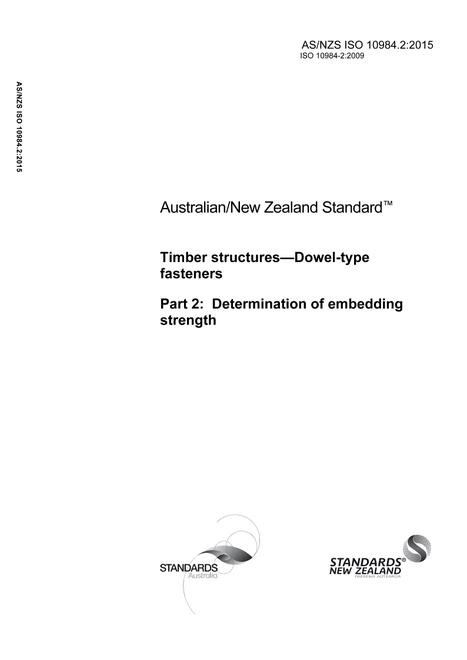 AS/NZS ISO 10984.2:2015
