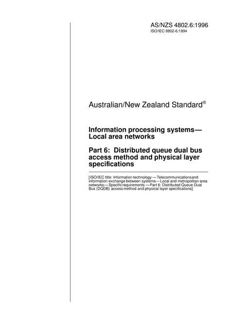 AS/NZS 4802.6:1996