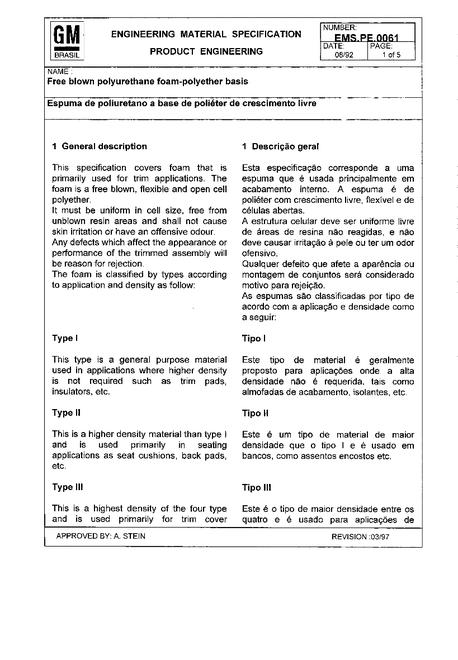 GMSA EMS.PE.0061