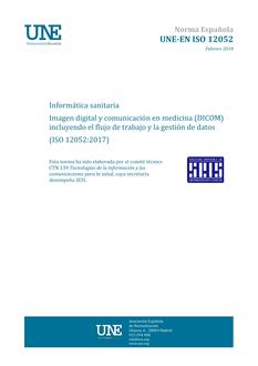 AENOR UNE-EN ISO 12052