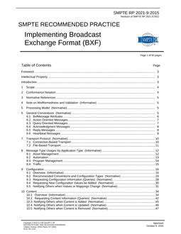 SMPTE RP 2021-9