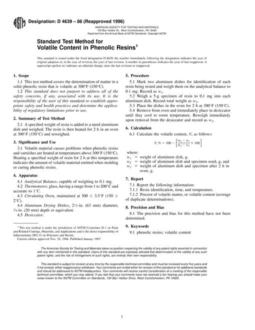 ASTM D4639-86(1996)