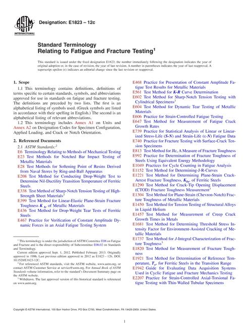 ASTM E1823-12c