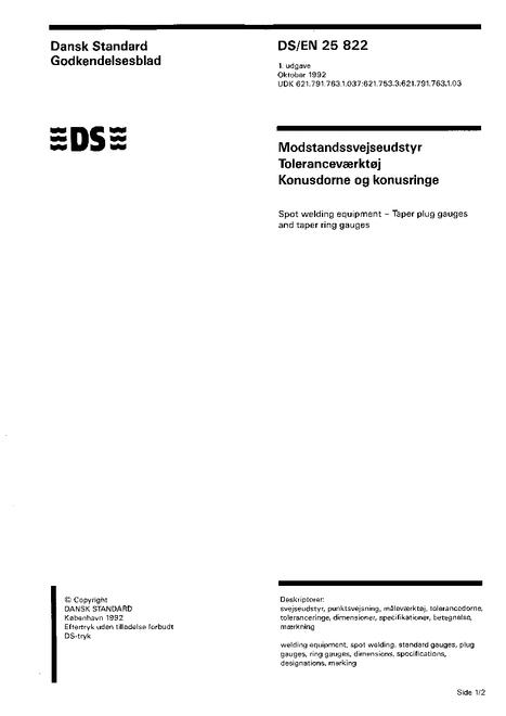 DANSK DS/EN 25822
