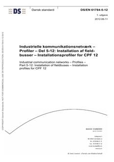 DANSK DS/EN 61784-5-12