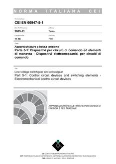 CEI EN 60947-5-1