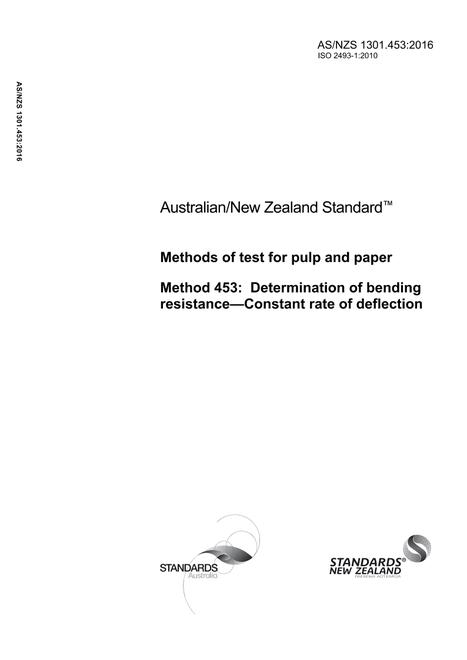 AS/NZS 1301.453:2016