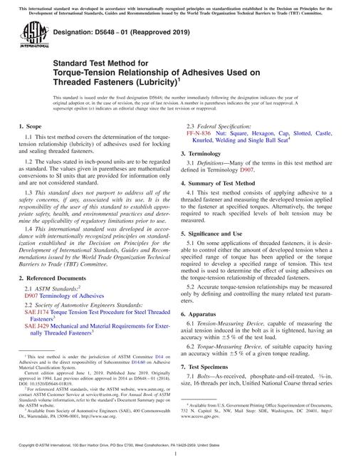 ASTM D5648-01(2019)