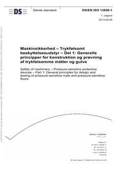 DANSK DS/EN ISO 13856-1