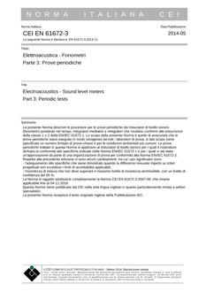 CEI EN 61672-3