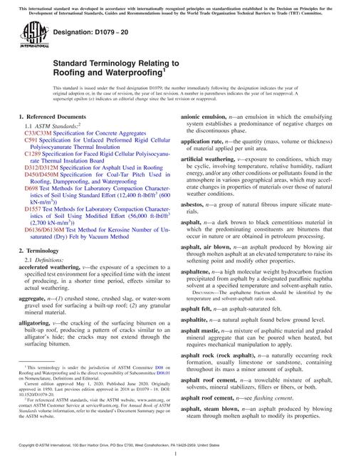 ASTM D1079-20