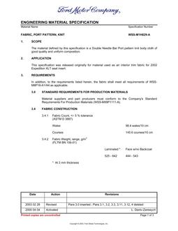 FORD WSS-M1H829-A