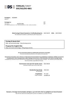 DANSK DSF/ISO/DIS 4861