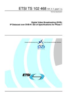 ETSI TS 102 468