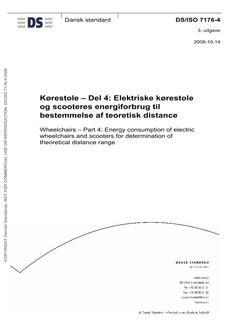 DANSK DS/ISO 7176-4