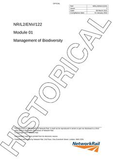 NR NR/L2/ENV/122/01 ISSUE 1