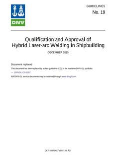 DNV DNV GUIDELINES 19