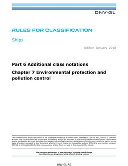 DNV DNVGL-RU-SHIPS PART 6 CHAPTER 7