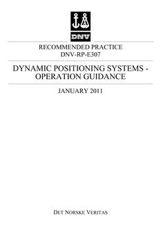 DNV DNV-RP-E307