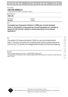 CEI EN 60603-3