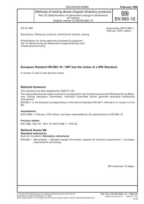 DIN EN 993-10