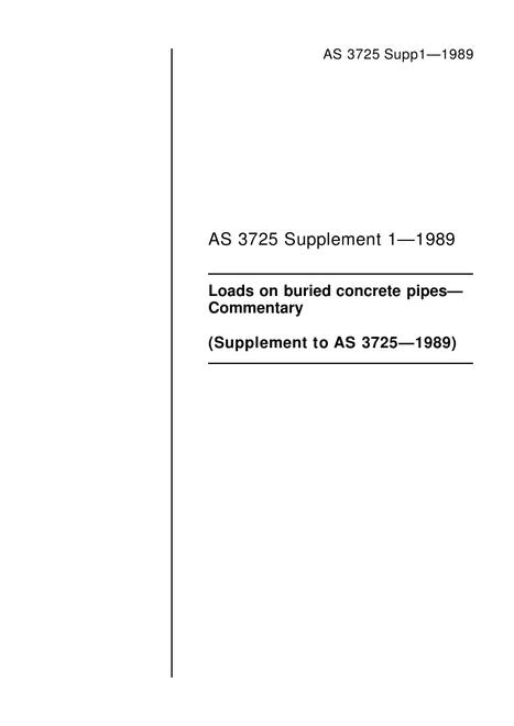 AS 3725 SUPP 1-1989