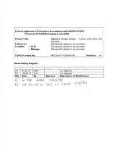 NR NR/CIV/SD/FORMA/500 ISSUE P4