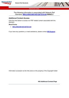 NR NR/L2/SIG/30014/D120/TS14-04 ISSUE 2