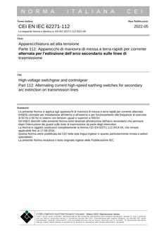 CEI EN IEC 62271-112