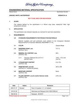 FORD ESB-M1C41-A