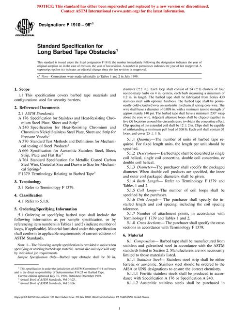 ASTM F1910-98e1