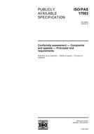 ISO/PAS 17003:2004
