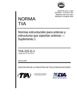 TIA ANSI/TIA-222-G