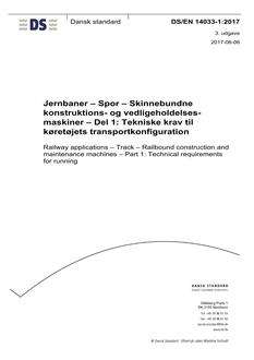 DANSK DS/EN 14033-1