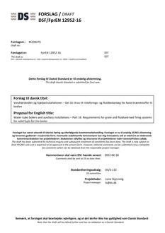 DANSK DSF/FPREN 12952-16