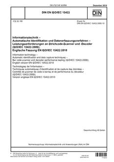 DIN EN ISO/IEC 15423
