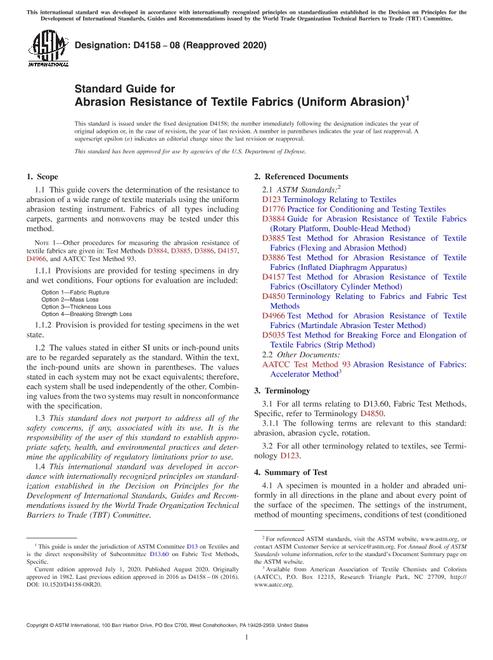 ASTM D4158-08(2020)