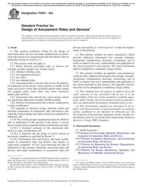 ASTM F2291-22a