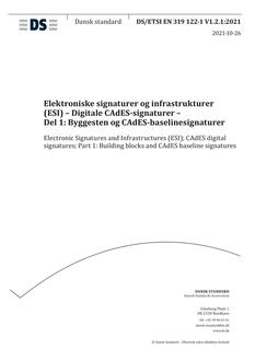 DANSK DS/ETSI EN 319 122-1 V1.2.1