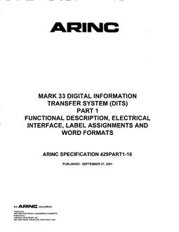 ARINC 429 SET