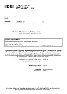 DANSK DSF/FPREN ISO 11963
