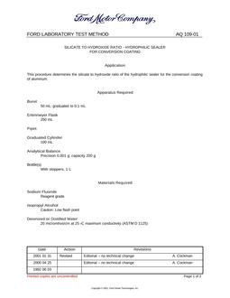 FORD FLTM AQ 109-01