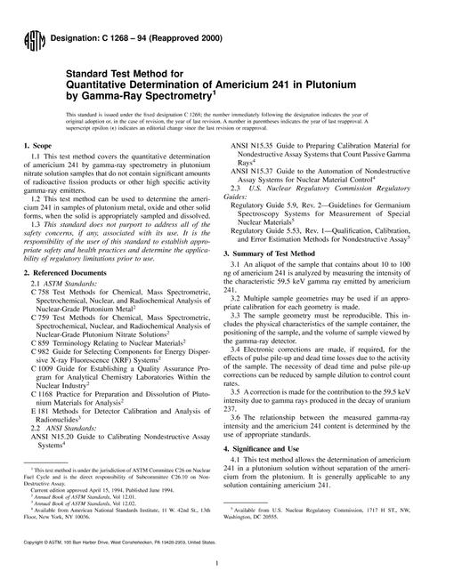 ASTM C1268-94(2000)