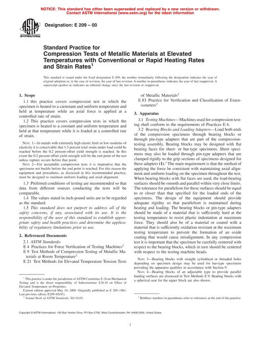 ASTM E209-00