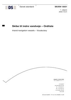 DANSK DS/EN 13551
