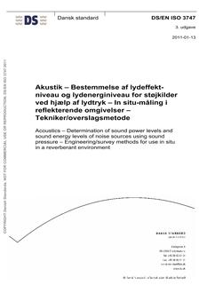 DANSK DS/EN ISO 3747