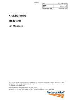 NR NR/L1/CIV/192/05 ISSUE 1